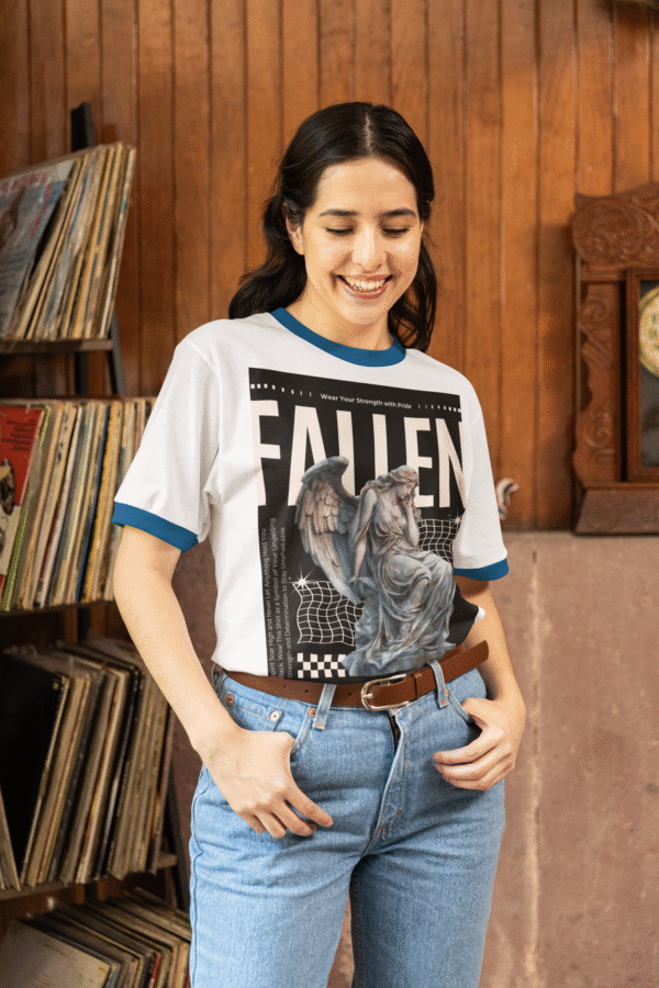 Fallen Angel Women’s Ringer T-Shirt